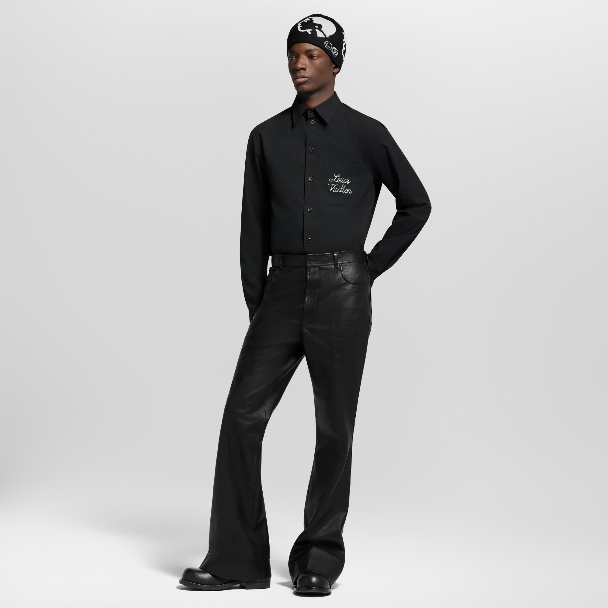 LOUIS VUITTON シグネチャー ロゴ ロングスリーブ トップス LOUIS VUITTON - LOUIS VUITTON シグネチャー ロゴ ロング